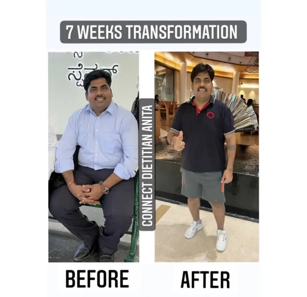 7 weeks transformation